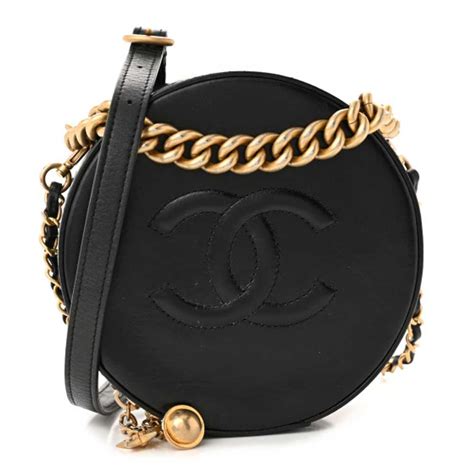 chanel round as earth bag|CHANEL Glazed Calfskin Round As Earth Evening Bag Rouge .